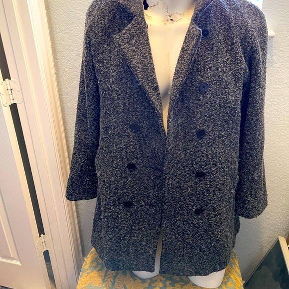Halston : Vintage Tweed Peacoat: Womens Size 12: True Vintage Fashion: 80’s - Picture 1 of 6